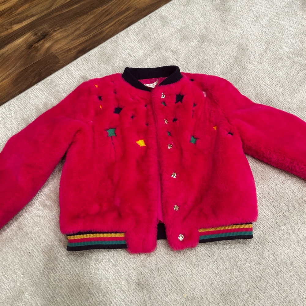 Billieblush Faux Fur Jacket
